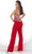 Panoply - 14116 Strapless Peplum Pantsuit Special Occasion Dress