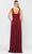 Poly USA 8554W - Crisscross Halter Neck Formal Dress Prom Dresses