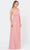 Poly USA 8554W - Crisscross Halter Neck Formal Dress Prom Dresses XS / Mauve