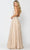 Poly USA 8562 - Sleeveless Plunging V-neck Prom Dress Prom Dresses