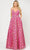 Poly USA 8562 - Sleeveless Plunging V-neck Prom Dress Prom Dresses