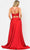 Poly USA 8652 - Sleeveless Scoop Neck Formal Dress Prom Dresses