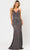 Poly USA 8668 - Sleeveless Deep V-Neckline Long Gown Evening Dresses