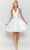 Poly USA 8734 - Collared Neckline Cocktail Dress Cocktail Dresses