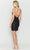 Poly USA 8808 - Straight -Across Neck Sleeveless Cocktail Dress Cocktail Dresses