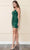 Poly USA 8926 - Sequin Sleeveless Cocktail Dress Cocktail Dresses XS / Emerald