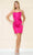 Poly USA 8942 - Satin Corset Cocktail Dress Cocktail Dresses