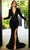 Portia and Scarlett PS21034 - Long Sleeve Sequin Evening Dress Special Occasion Dress 0 / Black