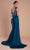 Portia and Scarlett - Ps21169 Applique Ornate High Slit Gown Special Occasion Dress