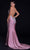 Portia and Scarlett - PS21226 Appliqued V Neck Mermaid Dress Prom Dresses