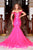 Portia and Scarlett - PS21251 Off Shoulder Glittered Trumpet Gown Evening Dresses