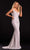 Portia and Scarlett - PS21502C Embellished V Neck Trumpet Dress Prom Dresses