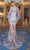 Portia and Scarlett - PS22066 Art Deco Illusion Sheer Overlay Gown Prom Dresses