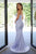 Portia and Scarlett - PS22211 Spaghetti Straps V-Neck Trumpet Gown Prom Dresses