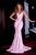 Portia and Scarlett - PS22211 Spaghetti Straps V-Neck Trumpet Gown Prom Dresses