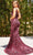 Portia and Scarlett - PS22263 Plunging V-Neck Sequin Embellished Dress Prom Dresses