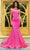 Portia and Scarlett - Ps22349 Sequin One Shoulder Gown Special Occasion Dress 18 / Hot Pink