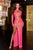 Portia and Scarlett PS22380 - Cutout Sequin Prom Dress Prom Dresses 0 / Hot Pink