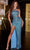 Portia and Scarlett PS22380 - Cutout Sequin Prom Dress Special Occasion Dress 0 / Blue