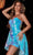 Portia and Scarlett PS22412 - Sweetheart Overskirt Cocktail Dress Special Occasion Dress 0 / Blue