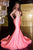 Portia and Scarlett PS22518 - Jeweled Cutout Back Prom Dress Prom Dresses 0 / Peach/Ab