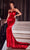 Portia and Scarlett PS22565 - Jeweled Velvet Prom Gown Special Occasion Dress 0 / Red