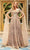 Portia and Scarlett - PS22922 Enchantress A-Line Glittered Gown Prom Dresses 0 / Champagne