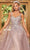 Portia and Scarlett PS22968 - Sweetheart Beaded Prom Gown With Cape Prom Dresses