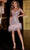 Portia and Scarlett PS23011 - Sweetheart Feather Hem Cocktail Dress Special Occasion Dress 0 / Pink