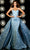 Portia and Scarlett PS23033 - Mermaid Overskirt Prom Gown Prom Dresses 0 / Blue