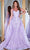 Portia and Scarlett PS23033 - Mermaid Overskirt Prom Gown Prom Dresses 0 / Lilac