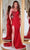 Portia and Scarlett PS23223 - Beaded Draper Prom Gown Prom Dresses 0 / Red