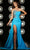 Portia and Scarlett PS23411 - Jeweled Asymmetrical Prom Gown Prom Dresses 0 / Blue