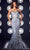 Portia and Scarlett PS23500 - Feather Mermaid Dress Prom Dresses 0 / Silver