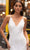 Primavera Bridal - 3600 Beaded V Neck Sheath Dress Bridal Dresses