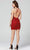 Primavera Couture - 3138 Bejeweled Plunging V-neck Cocktail Dress Special Occasion Dress