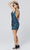 Primavera Couture - 3523 Embellished Plunging V Neck Sheath Dress Cocktail Dresses