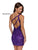 Primavera Couture - 3573 Cut-Out Sequined Fitted Cocktail Dress Homecoming Dresses