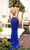 Primavera Couture - 3734 Beaded V-Neck Lace Up Back Gown Special Occasion Dress