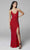 Primavera Couture - 3734 Beaded V-Neck Lace Up Back Gown Special Occasion Dress