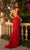 Primavera Couture - 3734 Beaded V-Neck Lace Up Back Gown Special Occasion Dress