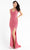 Primavera Couture - 3764 Bold Style Low V Neckline Dazzling Silhouette Evening Gown Special Occasion Dress