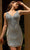 Primavera Couture 3829 - V-Neck Beaded Sheath Cocktail Dress Special Occasion Dress 00 / Powder Blue