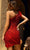 Primavera Couture 3834 - One-Sleeve Feathered Cocktail Dress Special Occasion Dress