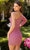 Primavera Couture 3849 - One Shoulder Long Sleeve Cocktail Dress Special Occasion Dress