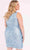 Primavera Couture 3883 - Sequined Asymmetrical Short Dress Homecoming Dresses