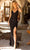 Primavera Couture 3909 - Sleeveless V-Neck Prom Gown Special Occasion Dress 000 / Black