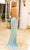 Primavera Couture 3910 - Butterfly Beaded Sheath Prom Gown Special Occasion Dress