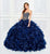 Princesa by Ariana Vara - Strapless Beaded Ruffled Ballgown PR11809 - 1 pc Blush In Size 2 Available CCSALE 2 / Blush