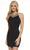 Rachel Allan - 40105 Halter Sheath Dress Homecoming Dresses 0 / Black